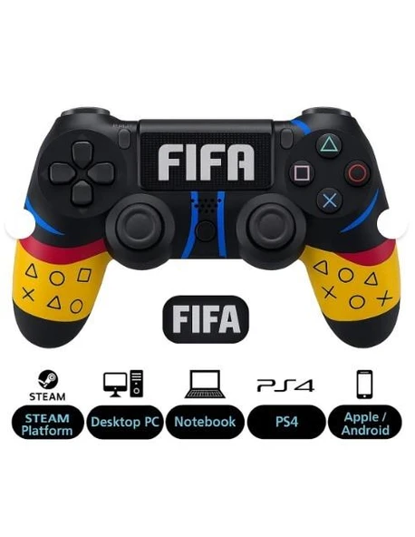 FIFA Temalı Kablosuz PS4 Oyun Kolu - Dualshock 4 Uyumlu Bluetooth Gamepad ürün görseli