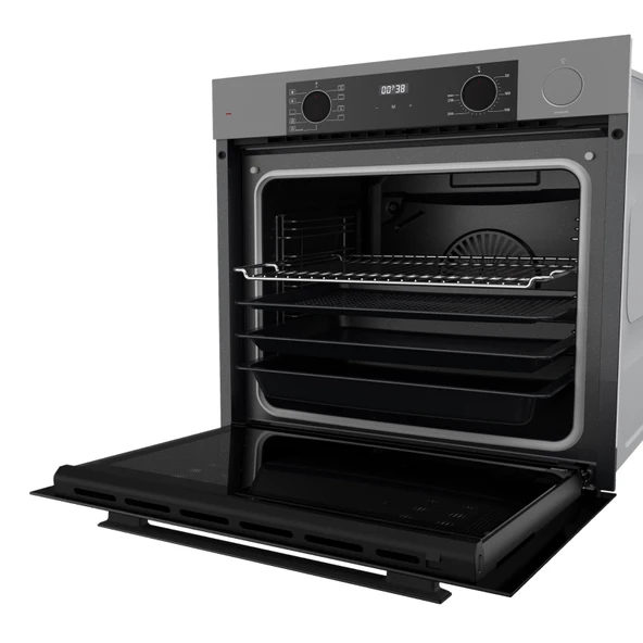 QEP64CPR New Steamart&Fryart Serisi Buharlı Gri Ankastre Fırın (0+9 Fonksiyon) - Resim 2