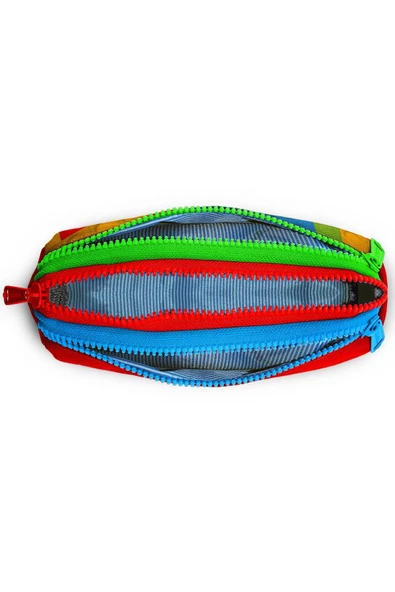 Renkli Blok Desenli 3’lü Okul Çanta Seti İlköğretim Çantası - 7