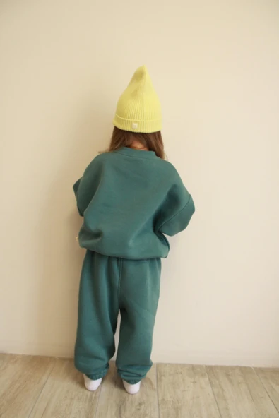 Nefti Dağ Nakışlı Çocuk Alt Üst Takım - Resim 4