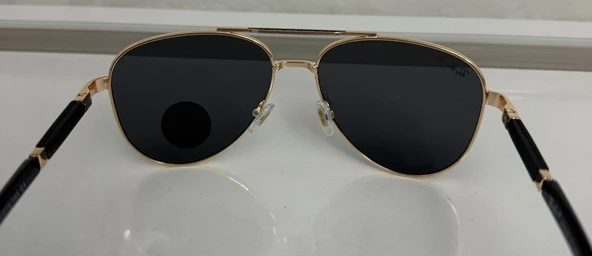 Ray-Ban Aviator 3025 Altın Polarize Damla Erkek Güneş Gözlüğü - Resim 2