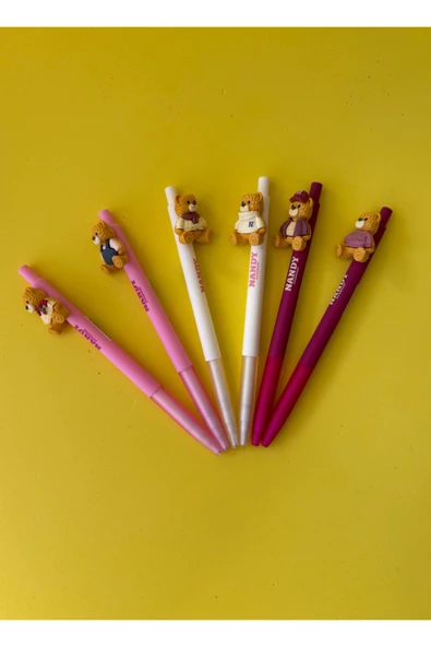 Strawbear 0.7 Uçlu Sevimli Ayıcık Figürlü Versatil Kalem | 1 Adet Gönderim - 2