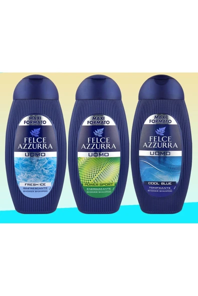 Uomo Cool Blue-Erkeklere Özel Şampuan ve Duş Jeli 250 ml - Resim 6