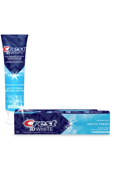 3D White Advanced Arctic Fresh Toothpaste- 3D Gelişmiş Beyazlık Kutup Ferahlığı Diş Macunu- 135 ml - Resim 2
