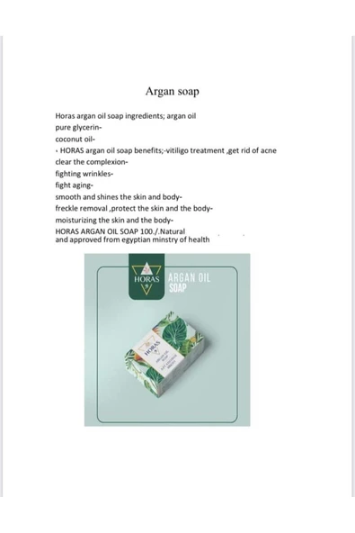 Argan- Argan Yağı Içerikli Doğal Katı Sabun- 100 Gr - Resim 3