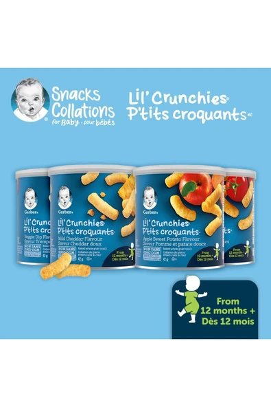Lil Crunchies Ranch Atıştırmalık - 8. aydan itibaren 42 Gr. - Resim 6