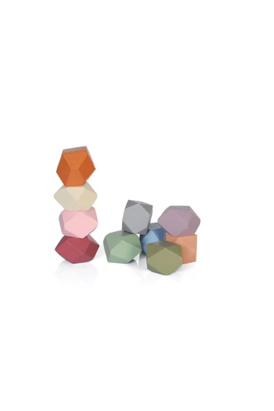 10 Lu Ahşap Denge Taşları - 2