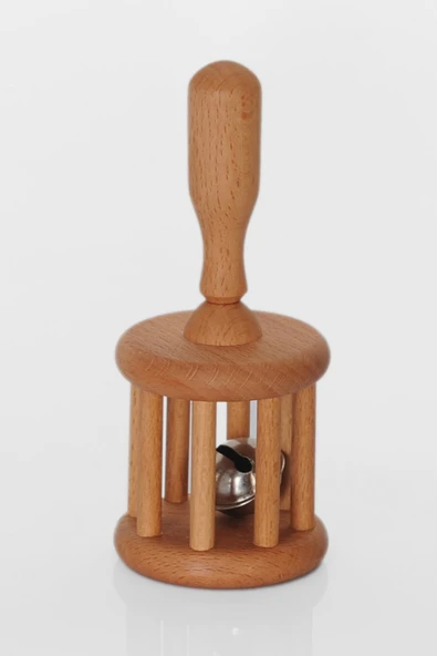 Ahşap Organik Bebek Çıngırak Doğal Bebek Çıngırağı