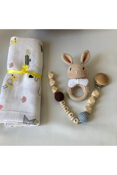 Hoşgeldin Bebek, Unısex Bebek ,organik Yenidoğan Bebek Hediye Seti - 2