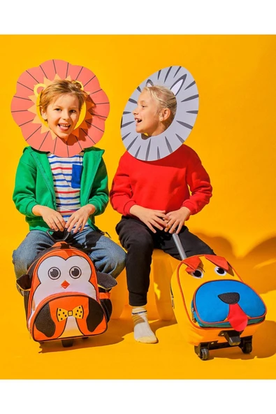 KÖPEK ÇEKÇEKLİ SIRT ÇANTASI - 2