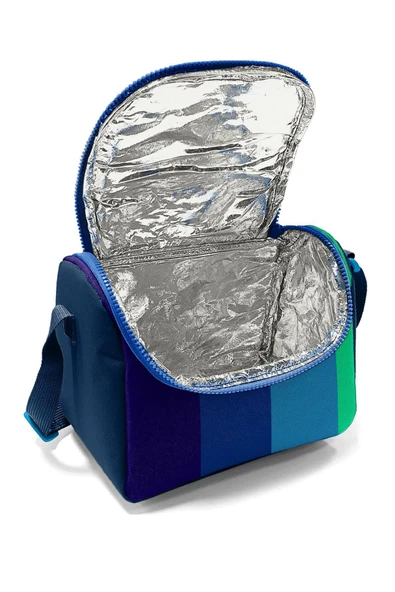 Lacivert Renkli Çizgili 3’lü Okul Çanta Seti Erkek İlköğretim Çantası - 5