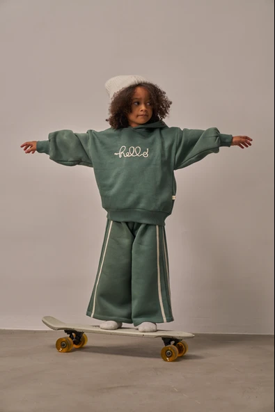 Nefti Hello Nakışlı Alt Üst Takım - Resim 8