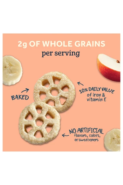 Apple Harvest Teether Wheels - Elma Hasadı Diş Bisküvisi- 42 gr - Resim 5