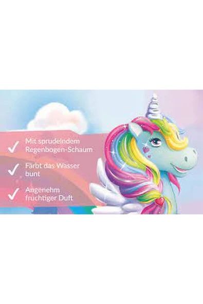 Alman Kalitesi-çocuklar Için Gökkuşağı Renkli Köpüren Banyo Tozu-40 Gr - Resim 3