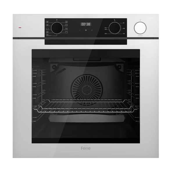 QEP64CB New Steamart&Fryart Serisi Buharlı Beyaz Ankastre Fırın (0+9 Fonksiyon) ürün görseli 1