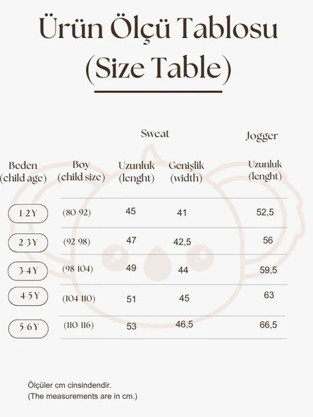 Siyah Retro Baskılı Çocuk Alt Üst Takım - Resim 3