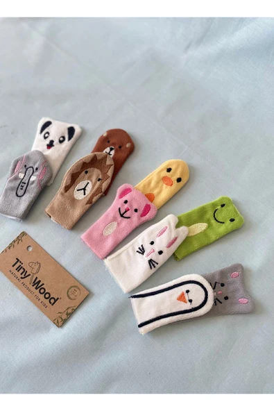 Hayvanlar Alemi Parmak Kuklası – 10’lu Set, Eğitici Aile ve Çocuk Oyunları - 3