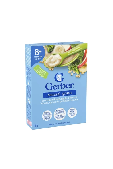 Cereals- YENİ SERİ- Probiotic-Brokoli, Ispanak, Elma ve Muzlu Kaşık Maması 180 Gr- 8. aydan itibaren - Resim 5