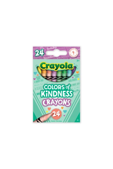 24 Colors of Kindness Crayons- Amerikan-Nontoxic- 24 Renk Mum Boya Seti ürün görseli