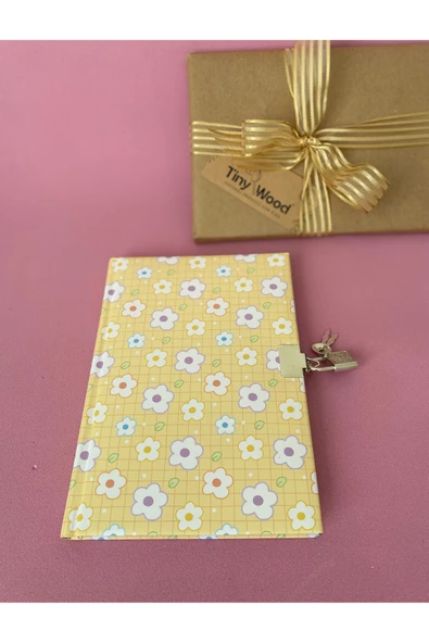 Kilitli Hatıra ve Günlük Defteri – 14x20 cm, 80 Yaprak (Çeşitli Kapak Desenleri) - 7