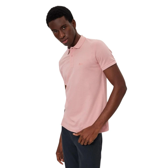 Twıns Erkek Polo Yaka T-shırt - Resim 4