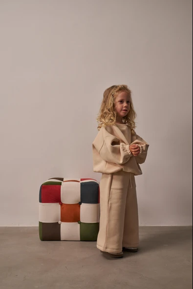 Bej Unisex TinyPeak Alt Üst Takım - Resim 6