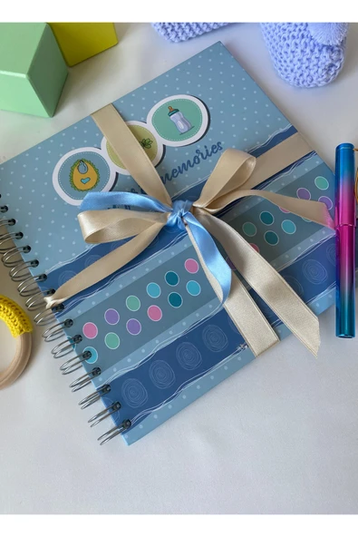 Anne ve Bebek Anı Defteri – Hamilelik Günlüğü & Bebek Ajandası (My First Memories – Pembe) - 2