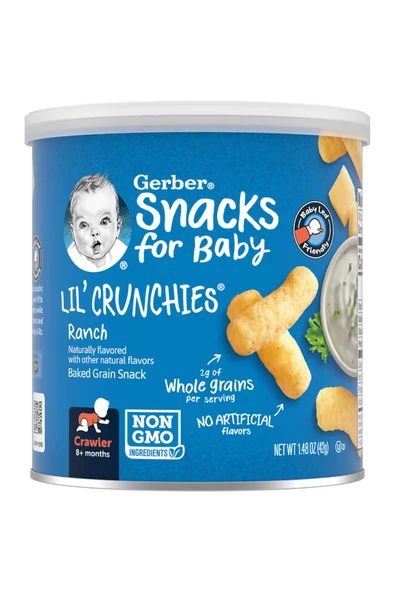 Lil Crunchies Ranch Atıştırmalık - 8. aydan itibaren 42 Gr. ürün görseli