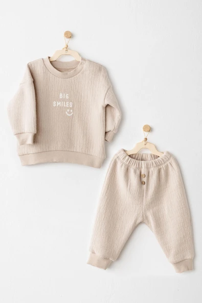 Erkek Bebek Takım 2 Parça Set Casual AC26206 - Resim 2