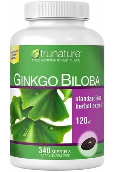 Ginkgo Biloba 120 mg 340 Softgels ürün görseli