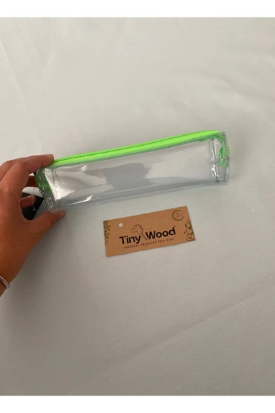 İlkğretim Kalem Çantası Şeffaf Tek Gözlü Kalemlik - 4