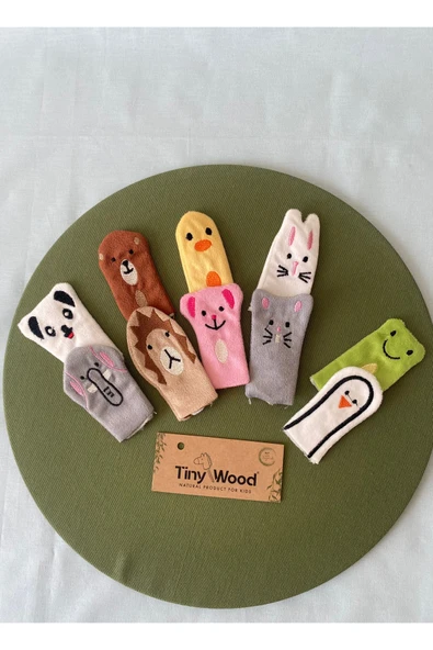 Hayvanlar Alemi Parmak Kuklası – 10’lu Set, Eğitici Aile ve Çocuk Oyunları