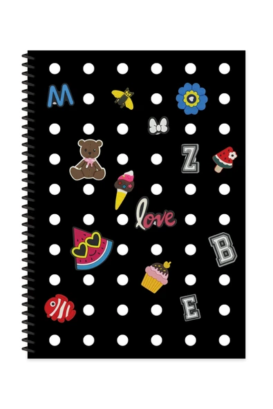 A4 80 Yp. çizgili Pp Kapak Spiralli Defter İlköğretim Defter - 7