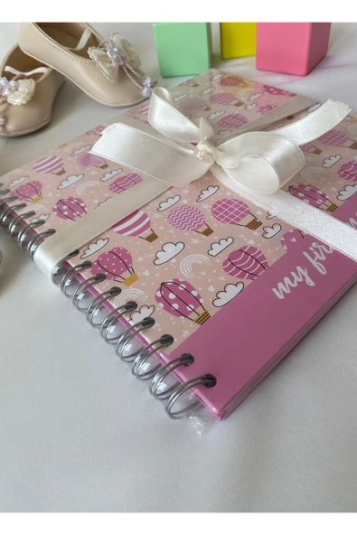 Anne ve Bebek Anı Defteri – Hamilelik Günlüğü & Bebek Ajandası (My First Memories – Pembe) - 6