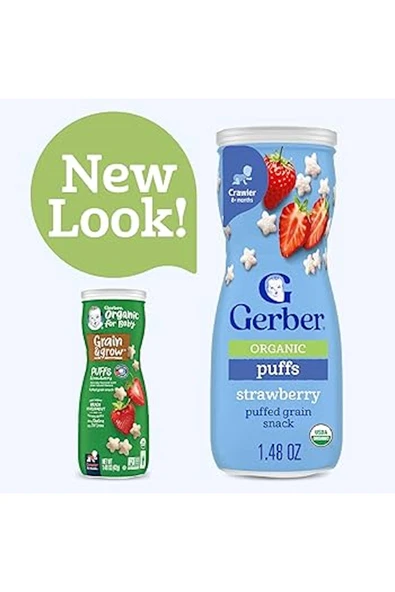 Organik Puffs Portakal Turna Yemişi Orange Cranberry - Resim 3