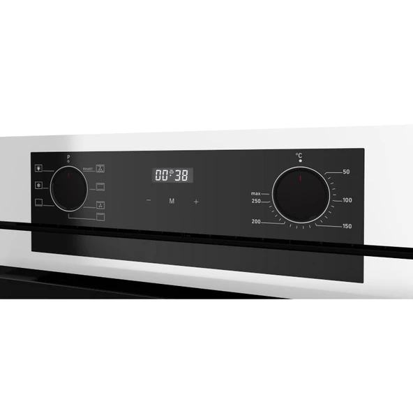 QEP63CB New Fryart Beyaz Ankastre Fırın (0+7 KONUM) - 3