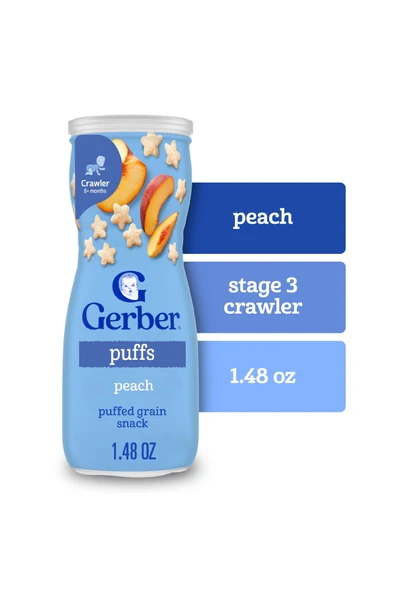 Puffs Peach Atıştırmalık 42 gr. - Resim 3