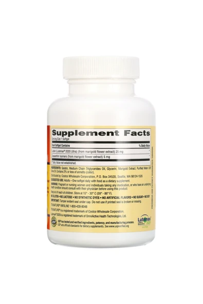 Vision Complex Lutein and Zeaxanthin 140 Softgel - Resim 2