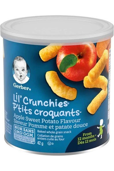Lil Crunchies Tatlı Patates ve Elmalı Atıştırmalık 42 Gr. ürün görseli