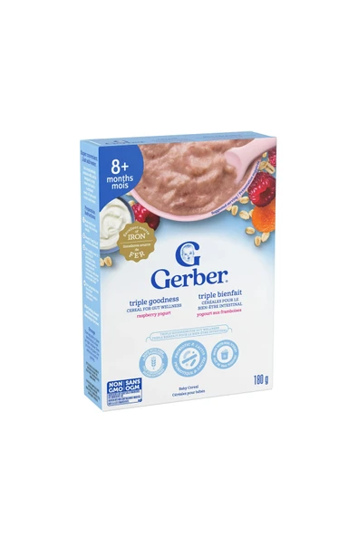Triple Goodness- Probiotic Frambuazlı Yoğurtlu Kaşık Maması 180 Gr- 8. aydan itibaren- 3.aşama ürün görseli