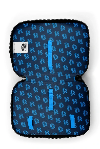 Kids Siyah Karikatür Desenli Çift Katlı Kalem Çanta 11150 - 4