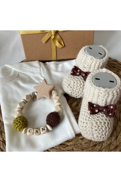 Hoşgeldin Bebek, Unisex, Yenidoğan Bebek Hediye Seti - 5