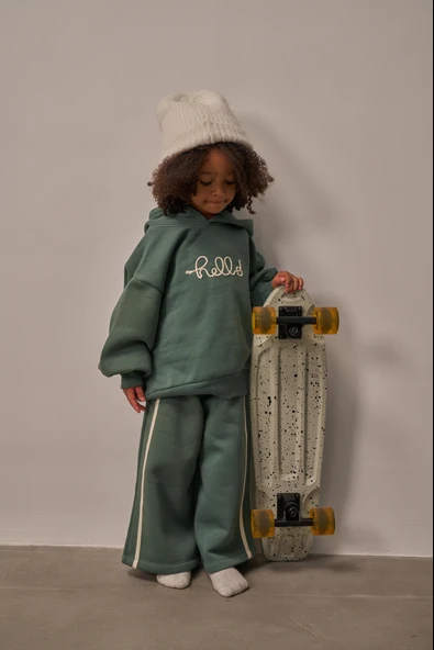 Nefti Hello Nakışlı Alt Üst Takım - Resim 2