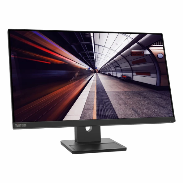 Lenovo ThinkVision E24-30 63EDMAT2TK 23.8" 100Hz 4Ms VGA+HDMI+DP FullHD IPS Pivot Vesa Monitör - Resim 2