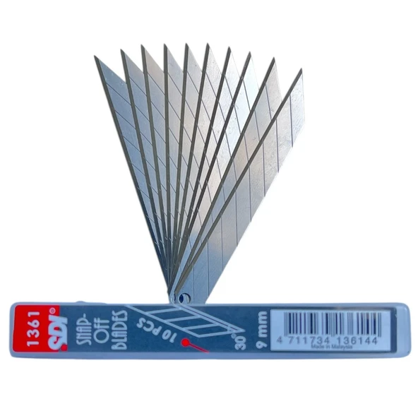 SDI 1361 Maket Bıçağı Yedeği Dar 30 derece Eğimli 10'lu 10 Tüp - 4