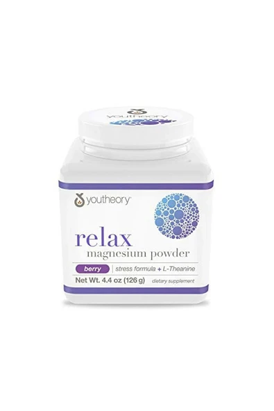 Relax Magnesium Powder -Orijinal USA- Magnezyum Tozu- Berry Flavour- 126 gr- 21 porsiyon ürün görseli