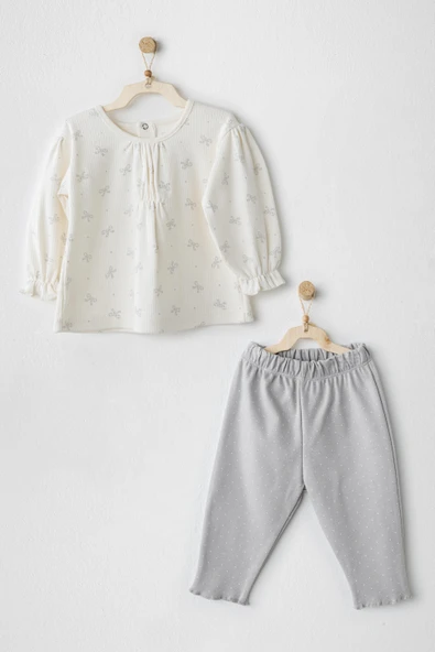 Kız Bebek Takım 2 Parça Set Baby Bow Bliss AC26253 ürün görseli