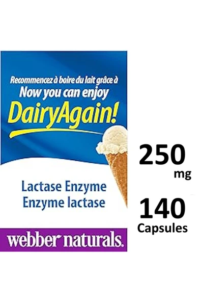 Ekstra Güçlü Laktaz Enzimi- Extra Strength Lactase Enzyme -140 Kapsül - Resim 2