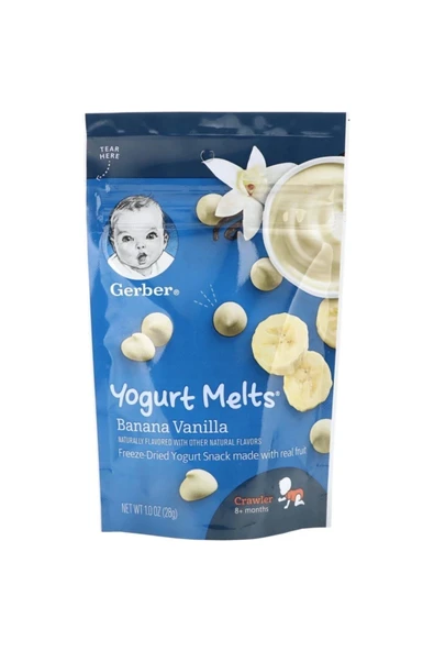 Yogurt Melts Banana Vanilla 28 gr ürün görseli