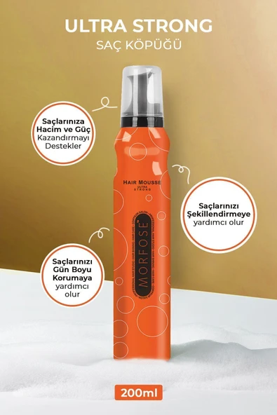 Ultra Strong Saç Köpüğü 200 ml - Resim 2